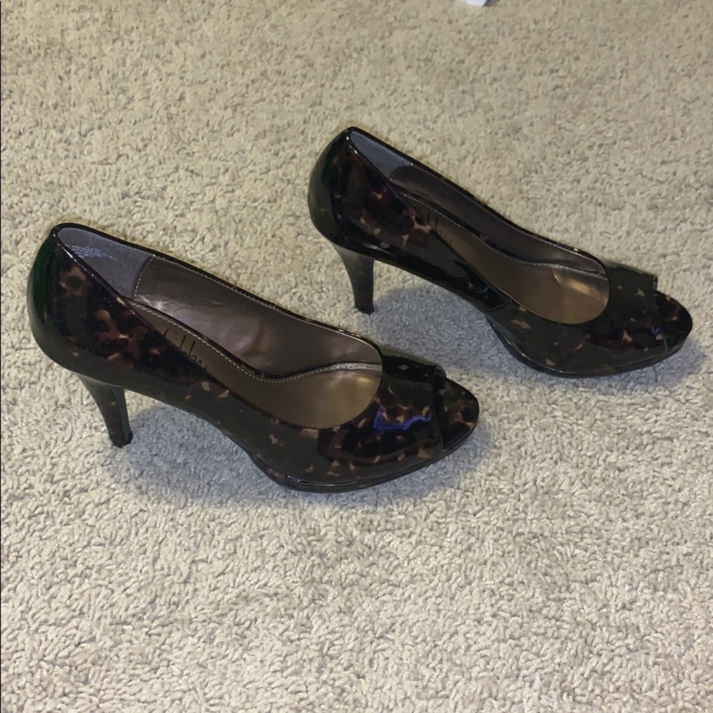 Sam and Libby tortoise print heels - Picture 2 of 6